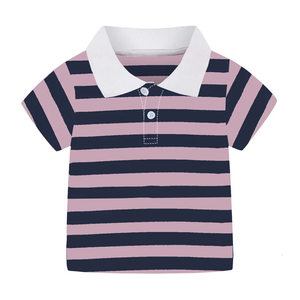 Mudkingdom Boys Polo Shirt Rainbow Colorful Striped Tshirt for Girls Summer Tees Short Sleeve School Uniform Collared Tops 250508