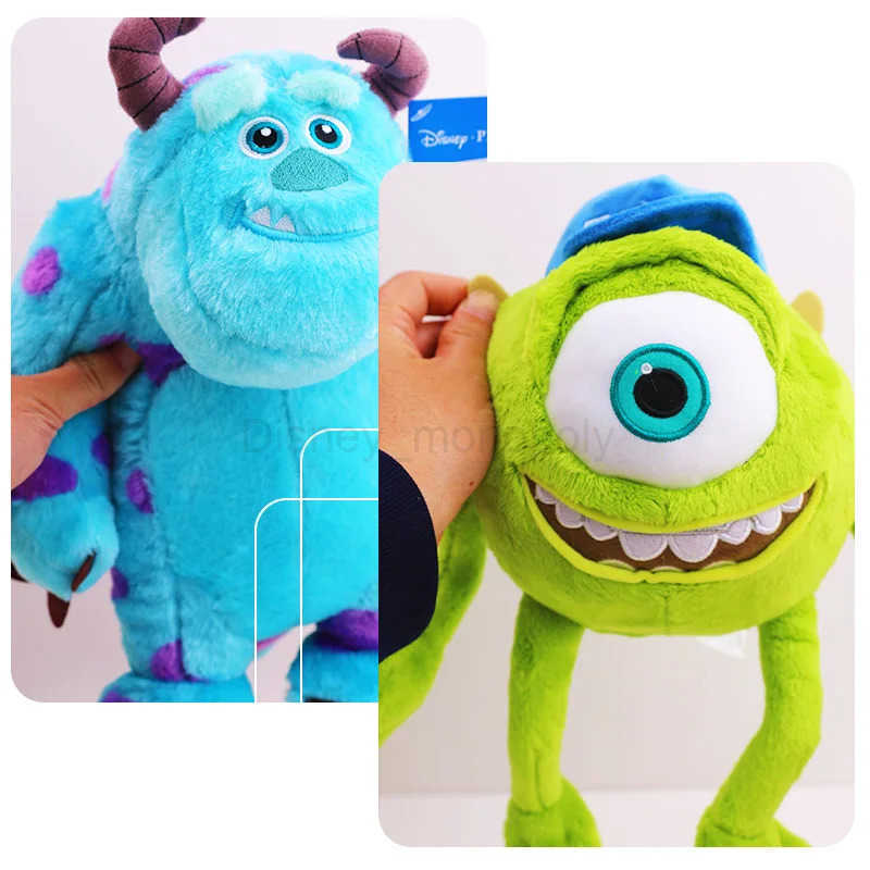 Disney 30cm Monsters University Plush Toy Mike Wazowski Sullivan Dolls Kawaii Monster Inc Stuffed Animals Set For Boys Gift Z250508