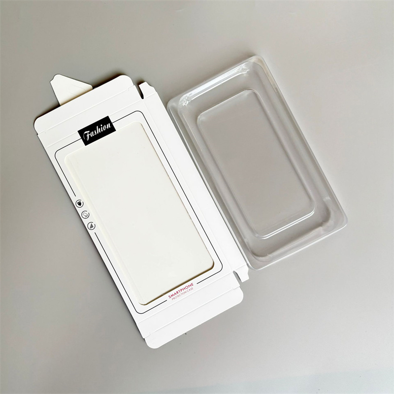 Universal Phone Case Packaging Box Kraft Paper Box Phone Cover Box With Clear Window Jewelry Display Box For For 4.7 5.5 6.8 inch iPhone Samsung Huawe