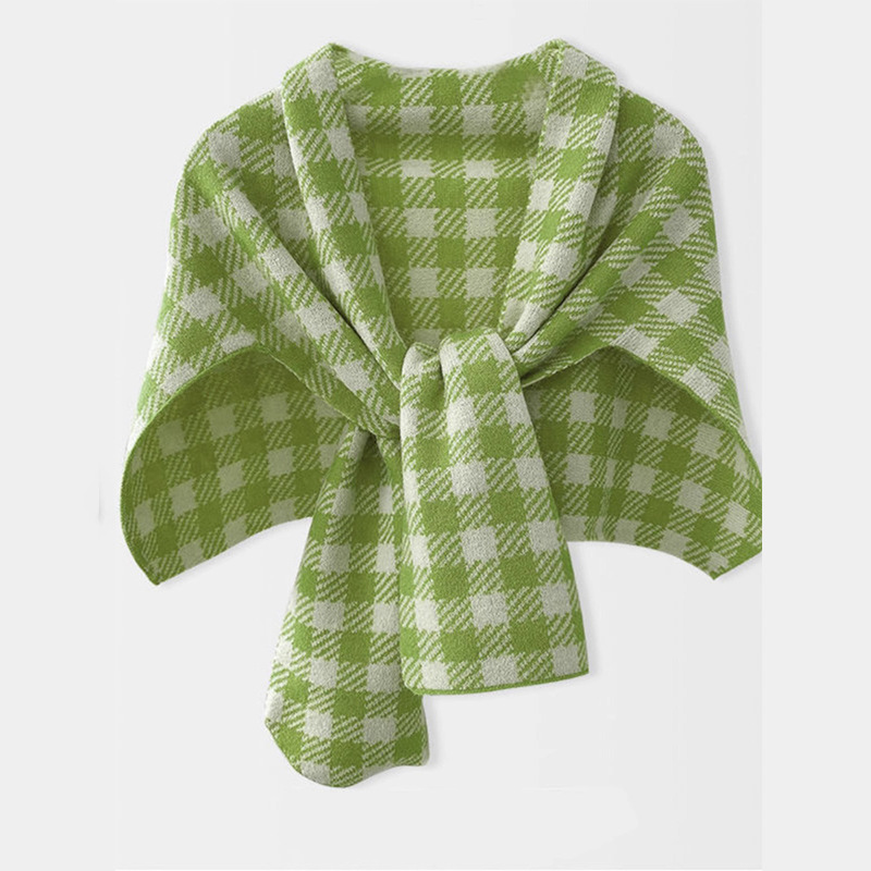 K641 Knitted summer air-conditioned room protective shawl new style high-end small shawl spring and autumn decoration outer wear one piece