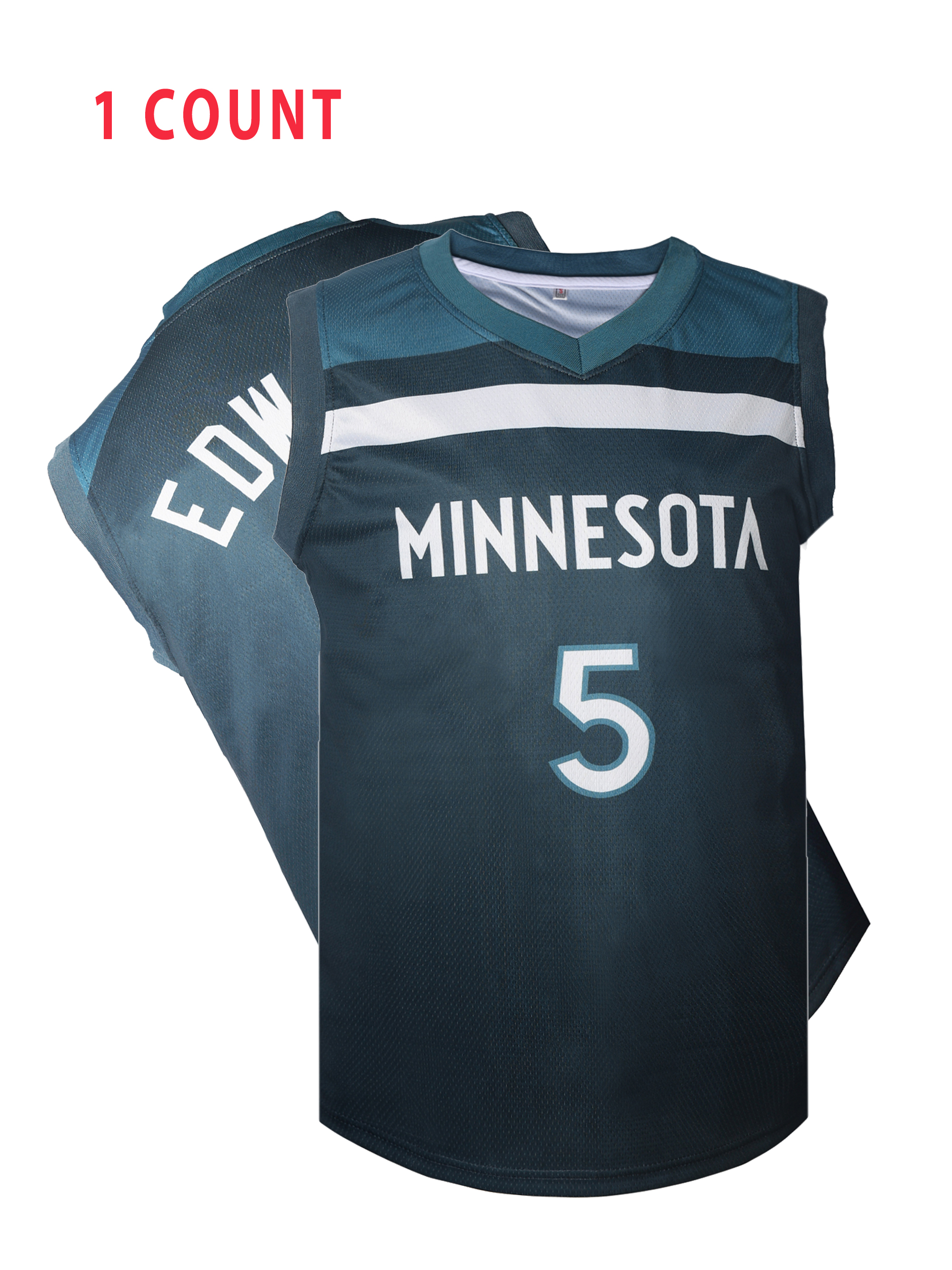 Personalized Custom Basketball Jersey Edwards Reid Shannon Jr. McDaniels Conley Randle Women Youth Embroidered Letter Number Design Polyester