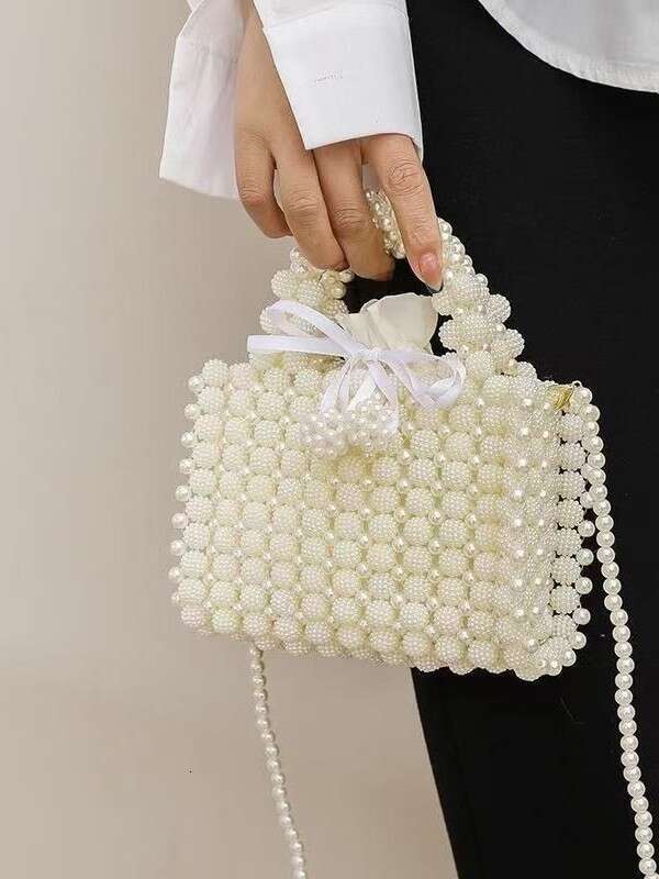 Dinner Bag Dinner Bag Yangmei Niche Handbag Handmade Versatile High End Outfit Pearl Bag Crossbody Bag KQ KQ