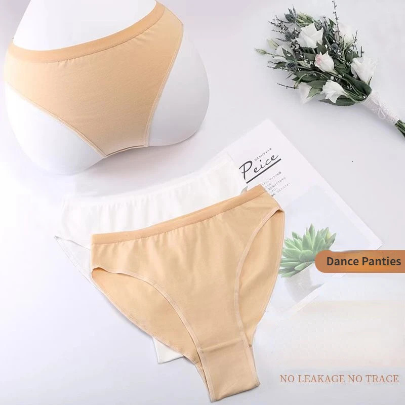 3Pcs Girls High-cut Triangle Panties Cotton Childrens Ballet Dance Exam Panties Teenagers Kids Underwear 3-16Y 250508