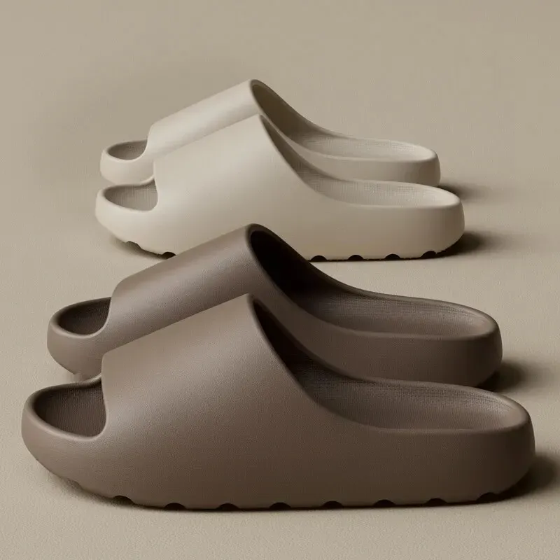 Soft Slippers Feel Like Stepping on Shit Thick Soled Sandals Summer New Non Slip Wearing Sandals Relaxation Breathable Lightweight House 2025s