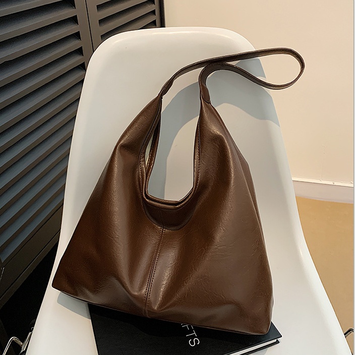 Totes Trendy Slouchy Bag Hobo PU Leather Tote Large Capacity Handbag Soft Crescent For Women Work Shopping Travel