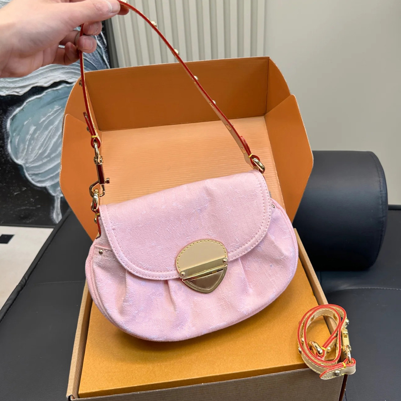 Denim Blue designer bag Shoulder Bags NANO SP jean bag denim crossbody bag handle bag shopping bag cluth bag Drawstring High quality Bucket Bags 001