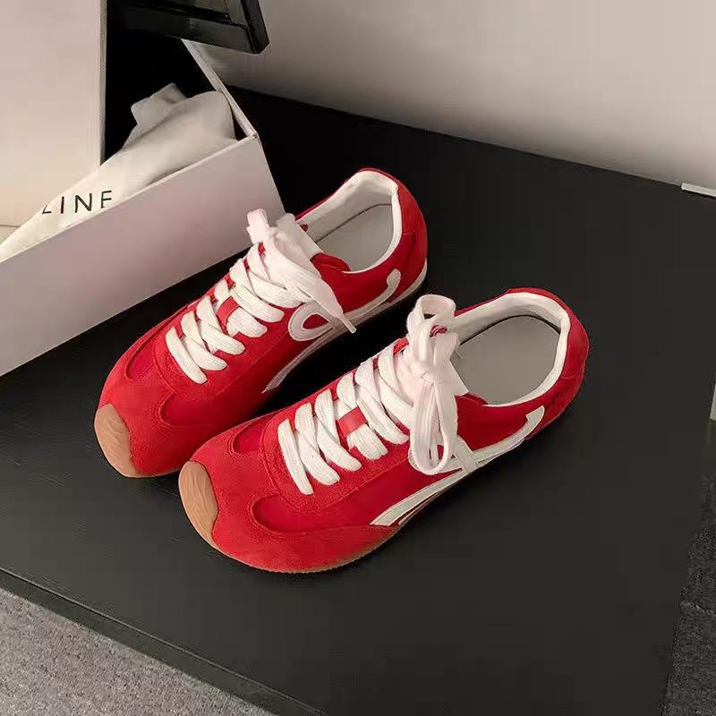 Free shipping 2025 new hot designer Casual shoes for woman flat sneakers white sport outdoor training womens shoes Pink yellow blue red