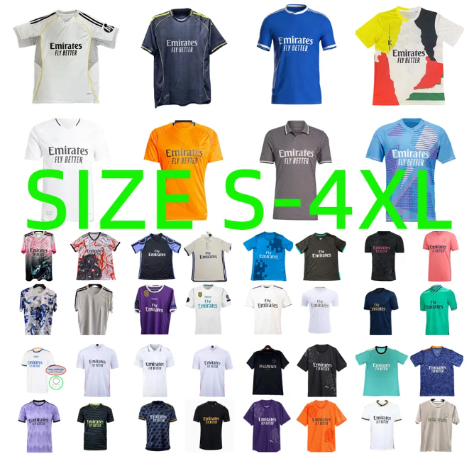 16 17 18 19 20 21 22 23 24 25 26 Real MBAPPE BELLINGHAM Madrids Retro soccer jerseys 2025 2026 Tchouameni BENZEMA MODRIC KROOS Ronaldo CAMAVINGA ENDRICK football shirt