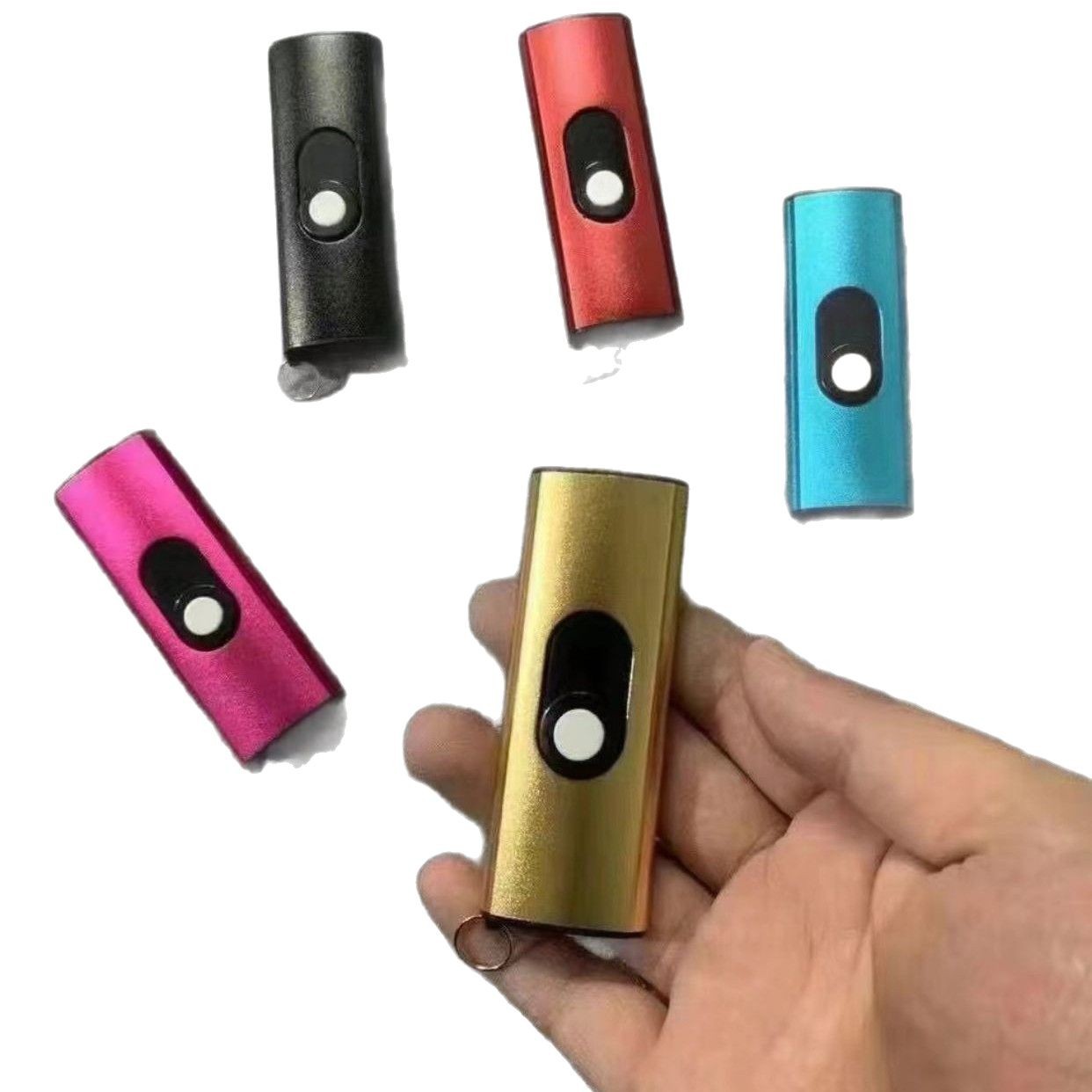 Free shipping TW1602 flashlight keychain pendant, flashlight USB charging, self-defense lighting, outdoor camping equipment