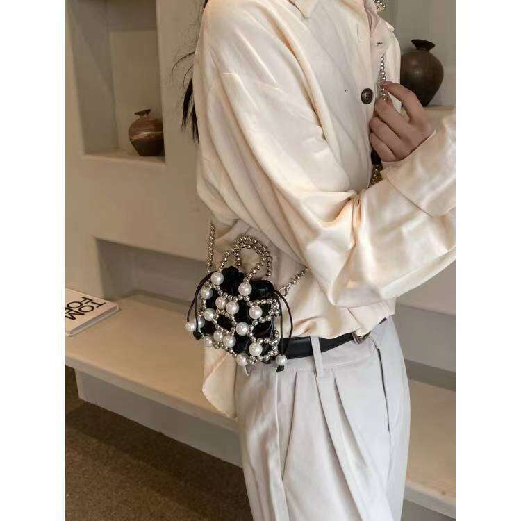 Dinner Bag Dinner Bag Mini Handmade Chain Weaving New Beaded Handheld Fashion Small Pearl Bag KQ KQ
