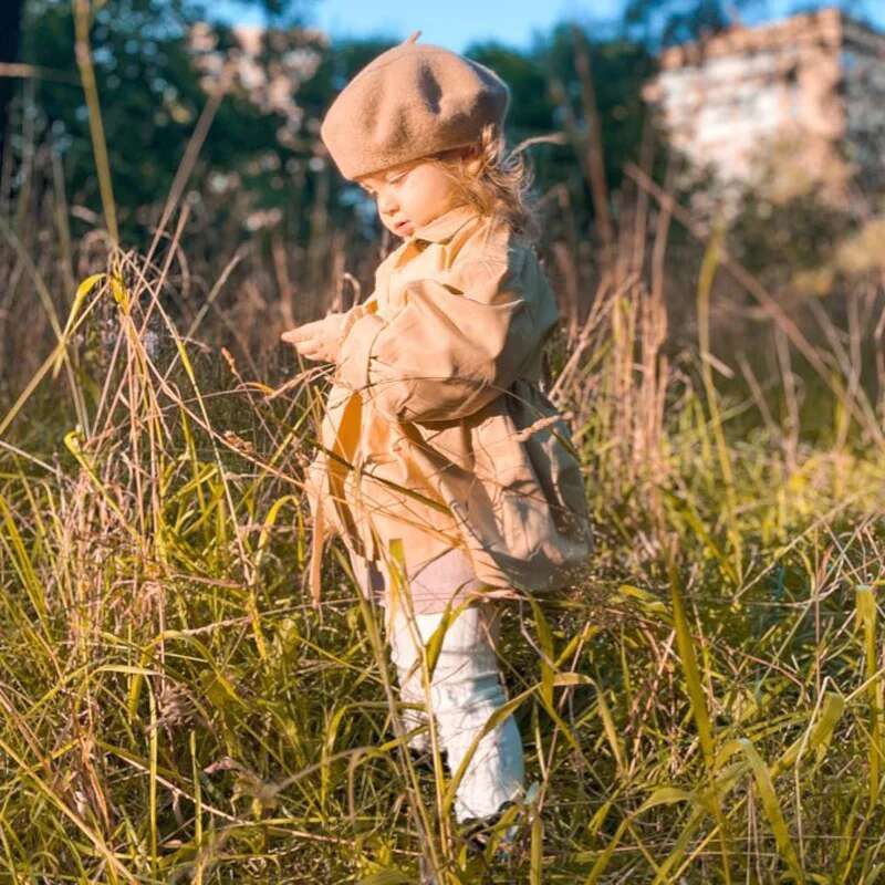 Fashion Trench Coat Cotton Autumn Spring Baby Girl Clothes Kids Jackets For Girls Coats Infant Outerwears Clothing