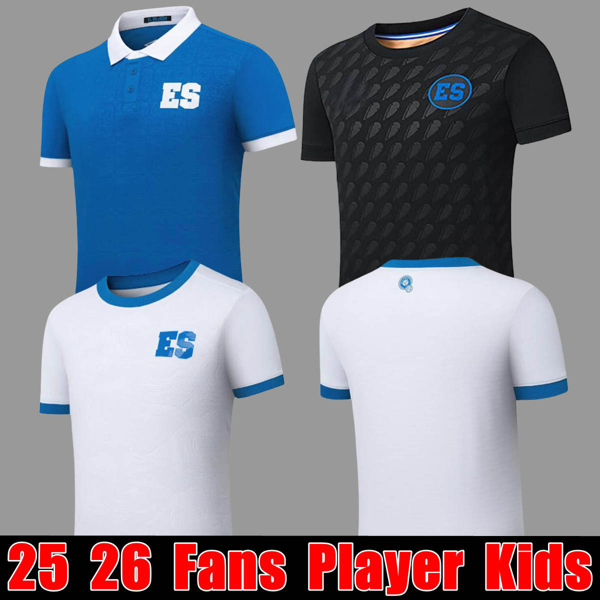 2025 2026 Salvador soccer jerseys home away ROLDAN HURTADO TAMACAS ZAVALETA ORLLANA HENRIQUEZ DOMINGUEZ CLAVEL 25 26 jersey football shirts