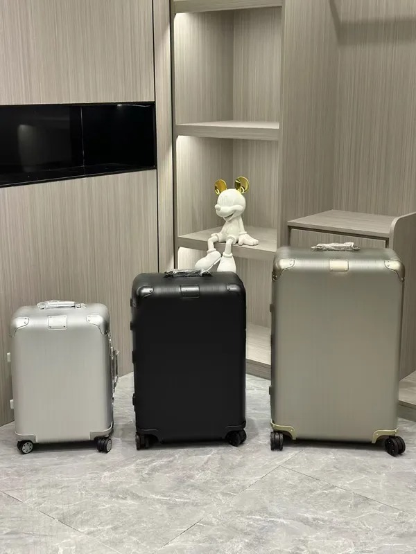 Suitcase Luggage Designer Metal Combination Box fashion luxury boarding box universal wheel large capacity trolley case