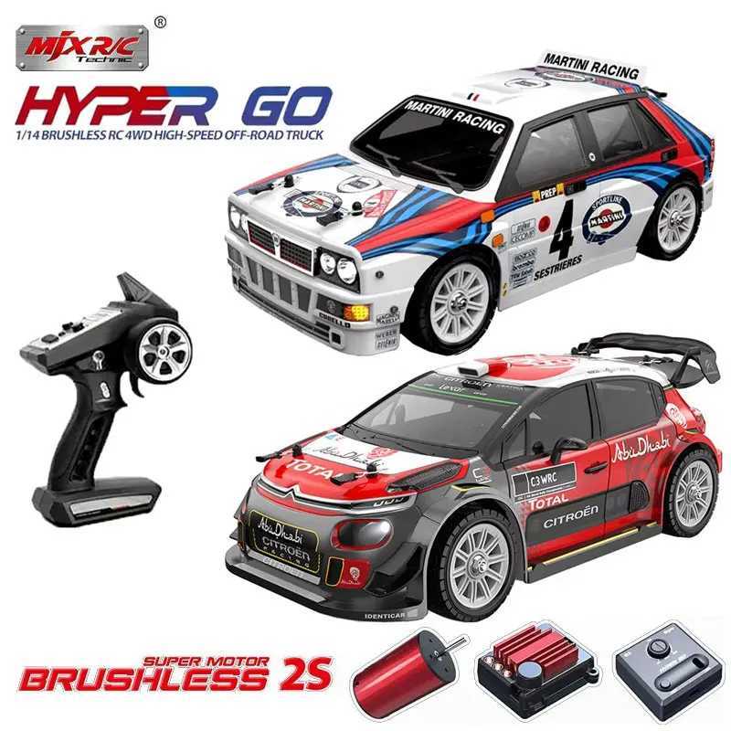 Free shipping MJX Hyper Go 14301 14302 14303 1/14 4WD 65km/h Brushless 2.4G Remote Control Car Off-road High Speed RC Cars Truck Toy