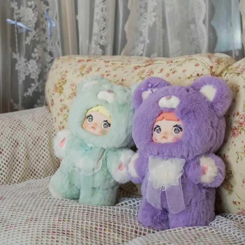 Genuine 400% Nommi Goodnight Bear Series Mystery Box Cute Vinyl Plush Toy Kawaii Doll Decoration Fashion Children Birthday Gift W2505478508