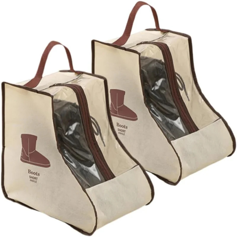 3 storage bags shoe bag travel boots household wide short visual portable 250428s