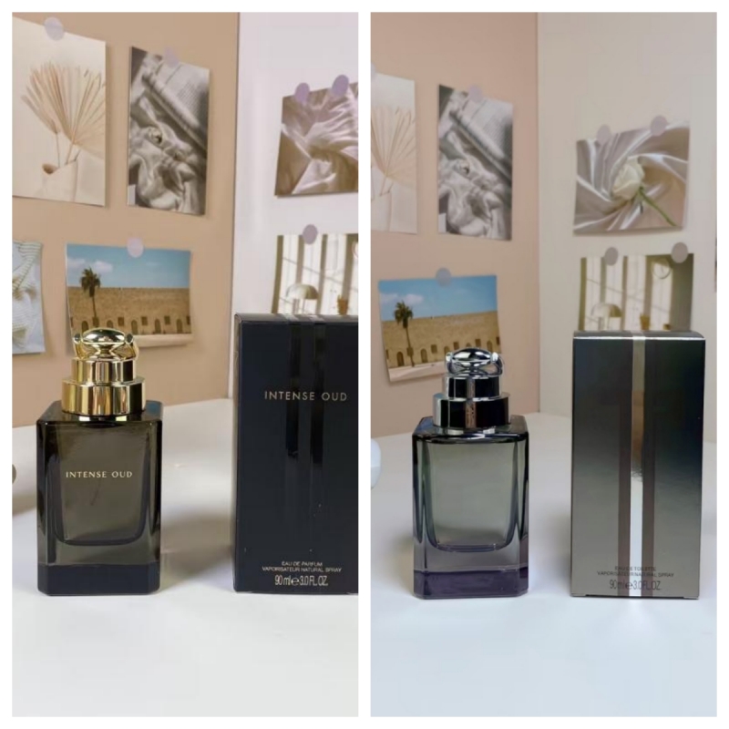 Luxuries designer men perfume women men Eau De Parfum Perfume Intense Oud EDP Unisex 90ml body mist good smell Long Time Leveing spray high quality fast ship