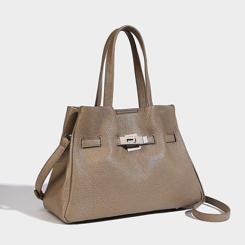 Genuine Leather Large Shoulder Bag Crossbody Clutch Handbag Women Designer For Girls Ladies Fashion Cross Woman