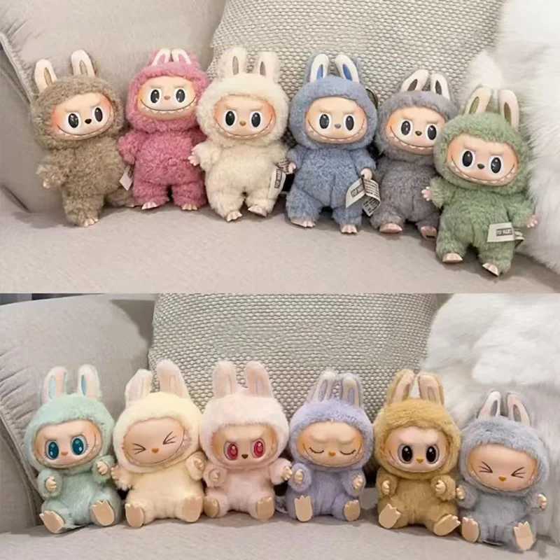 Labubu Monsters Dolls Toys Full Set Collectible 1 1 Replica Model Cute Have A Seat Keychain Backpack Pendant High Quality Gifts W250508