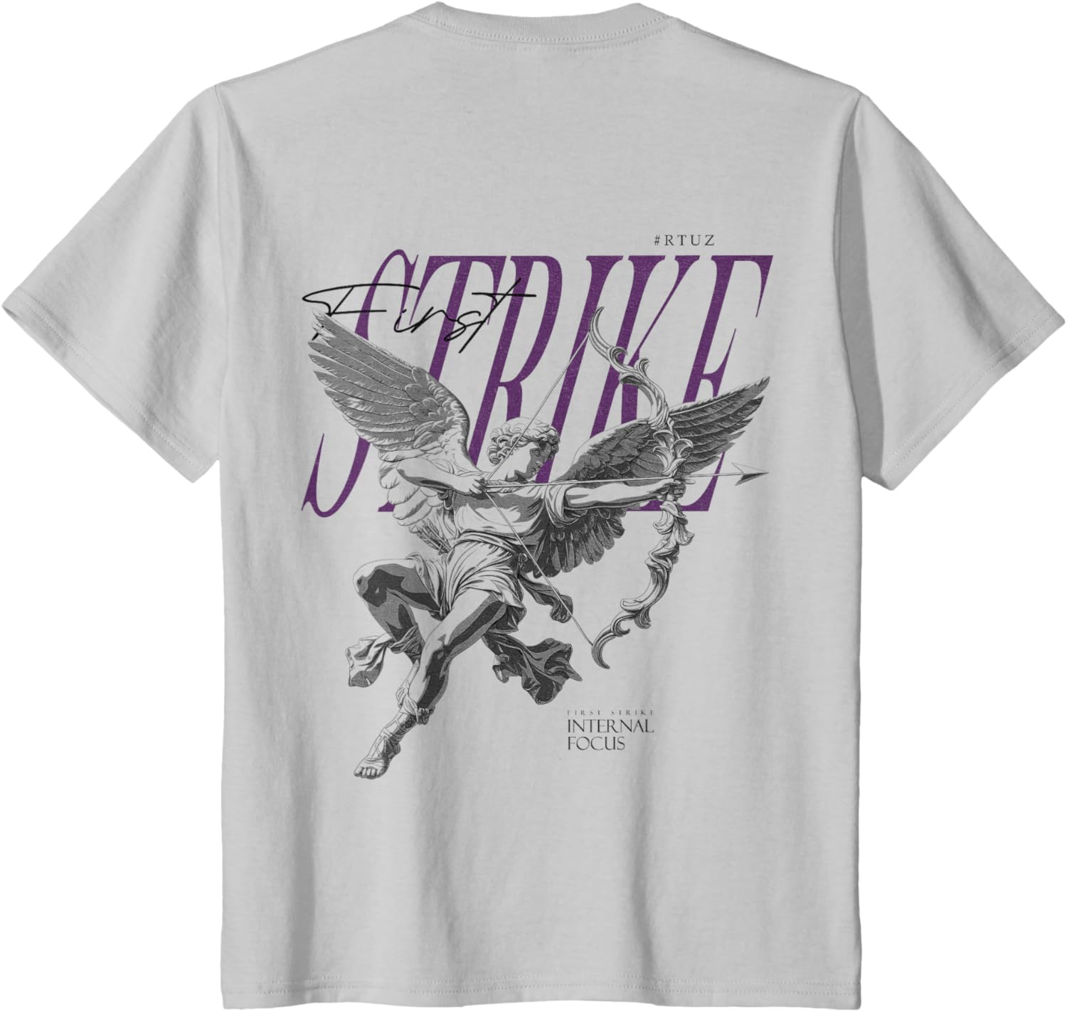 hip Hop Vintage Edgy Urban Y2K Back Print Streetwear Angel T Shirt 1 138
