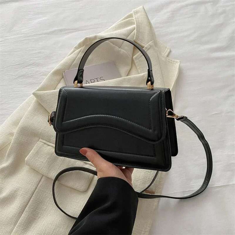 ddmy PU High Quality Leather Handbag Purse Women's Bag Solid Color Shoulder Crossbody Bags Lady Messenger Small Tote for Women Girls