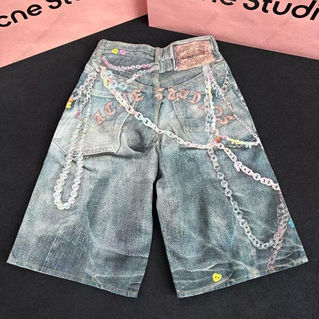 men jeans designer black jean denim Jean acneses jeans Hip Hop Jean Pants Oversized Streetwear trend Acneses Studioes jeans Casual Trousers jeans short jeans man 6a4