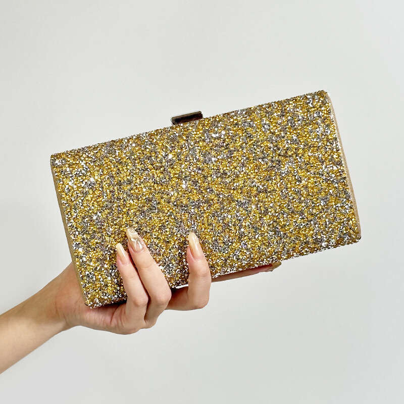 Dinner Bag Dinner Bag New Fashion With Inlaid Women S Shoulder Diagonal Cross Handbag Bridesmaid Full Diamond Banquet Bag KQ KQ