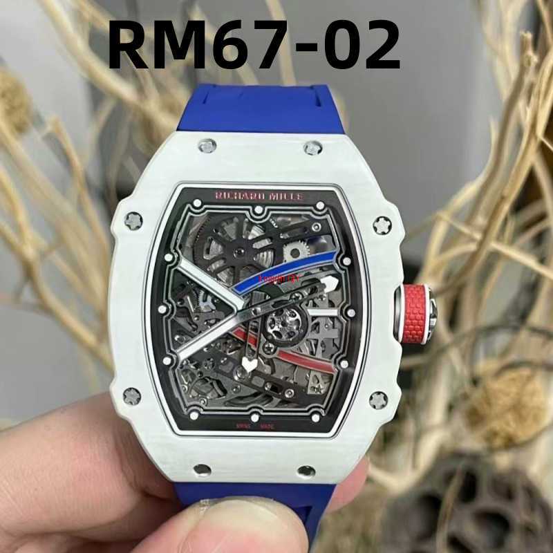 Skeleton Mechanical Watch Model 67-02 Automatic Winding Extra Flat Alexis Pinturault Edition Timepiece CRMA7 Movement Composite TPT Case Zq66jgoodk