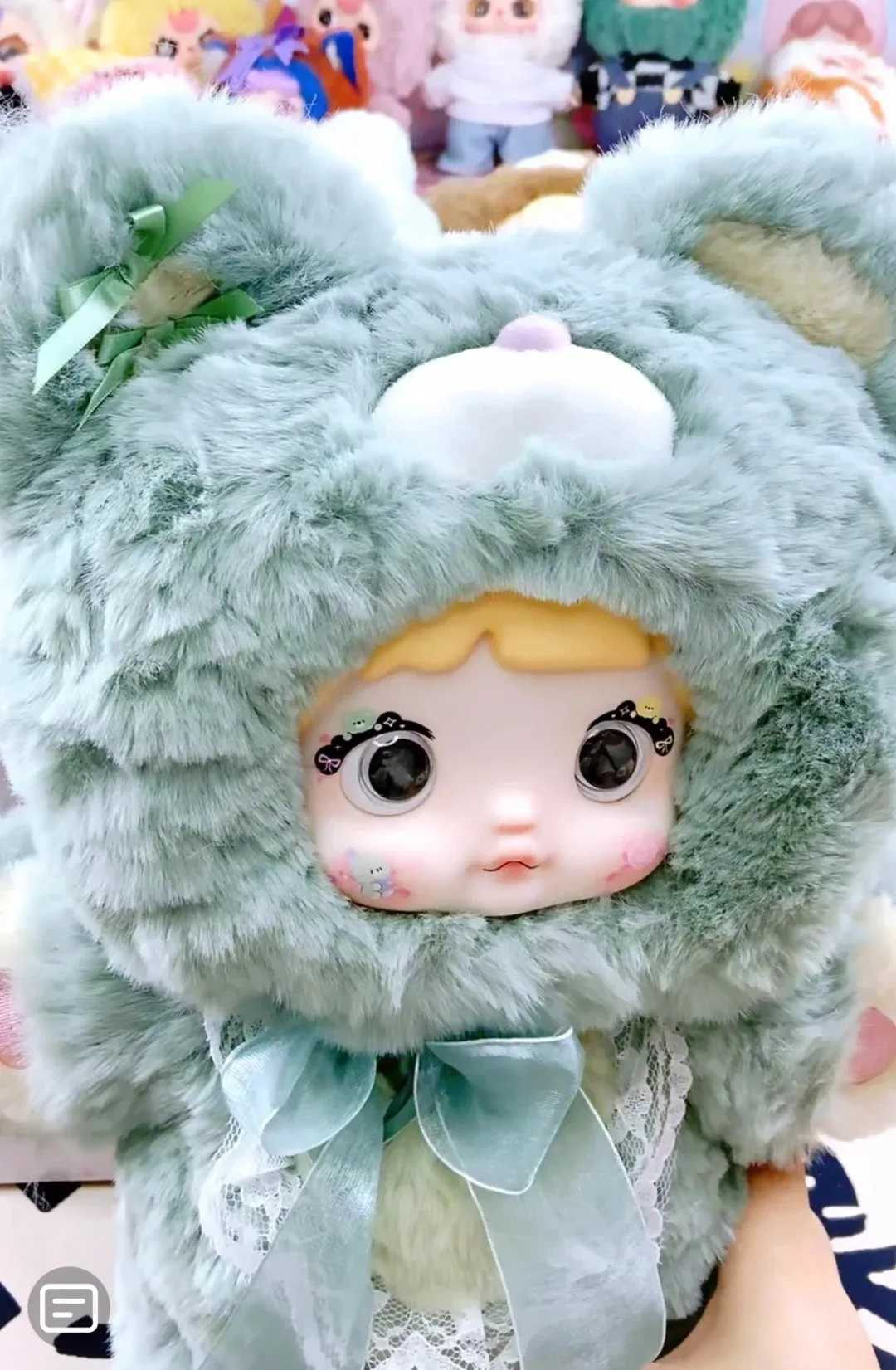 Nommi Goodnight Bear Series Blind Box Genuine 400% Vinyl Doll Kawaii Decoration Fashion Mystery Box Collect Toys Christmas Gift W250508