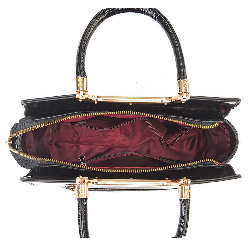 Bag Bright Leather Large Capacity Commuter Women s Handbag New Fashionable Single Cross Shoulder