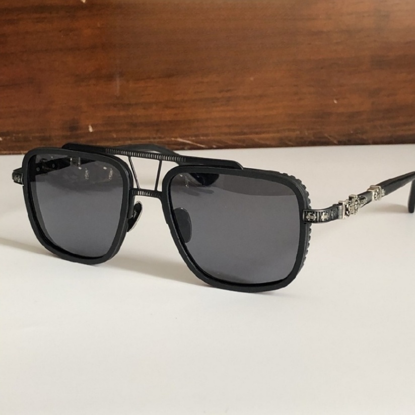 High Quality Men Sunglasses Classic Luxury Designer Women Glasses Titanium Punk Business Design Prescription Spectacle Frames UV400 PUSHIN ROD II Size