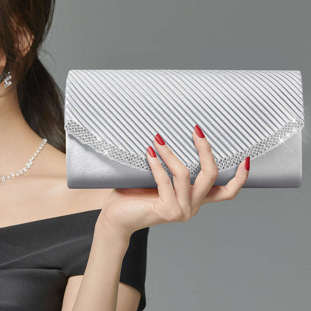 Dinner Bag Dinner Bag New Light Luxury Banquet Clutch Fashion Mesh Diamond Women S Handheld Bag KQ KQ