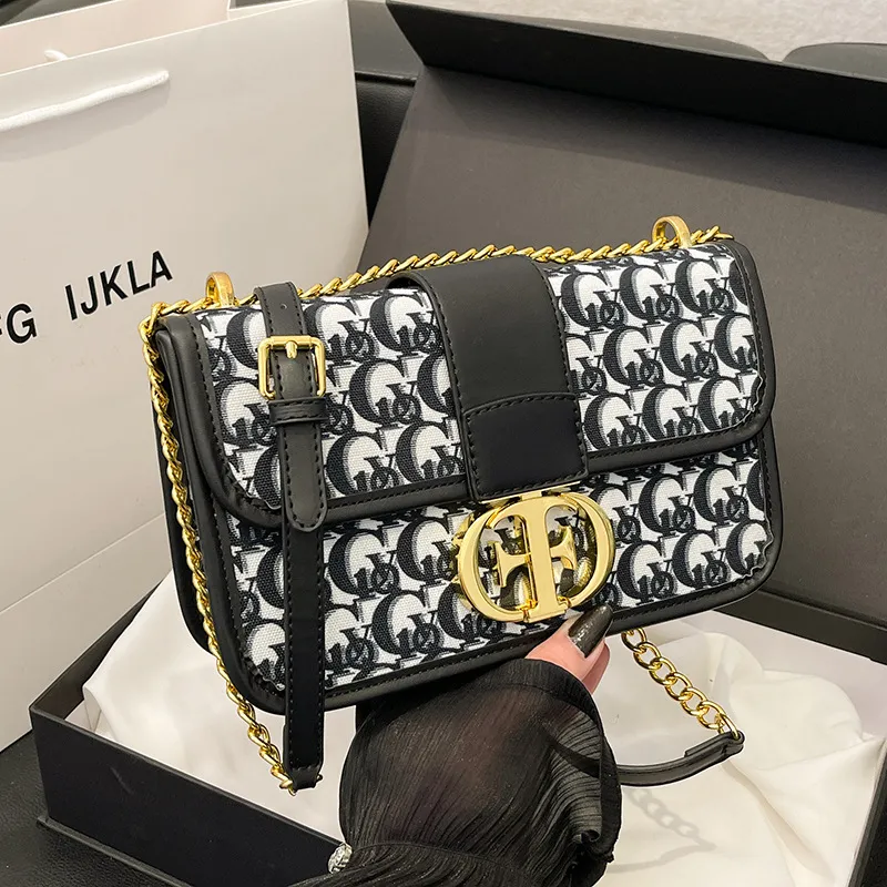 free shipping 2025 new designer bag shoulder bags for womans ladies flap small square bag women shoulder crossbody bag