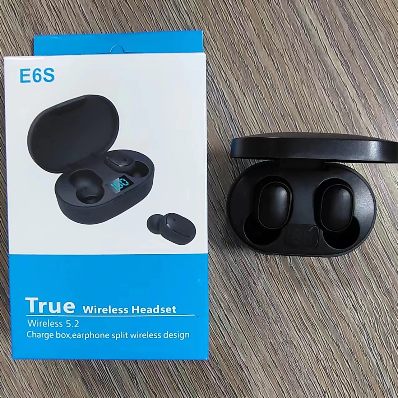 E6S E7S TWS Fone Bluetooth Earphones Wireless Headphones Sport Headsets with Microphone Handsfree Earbuds For Samsung Xiaomi Redmi All Smartphone