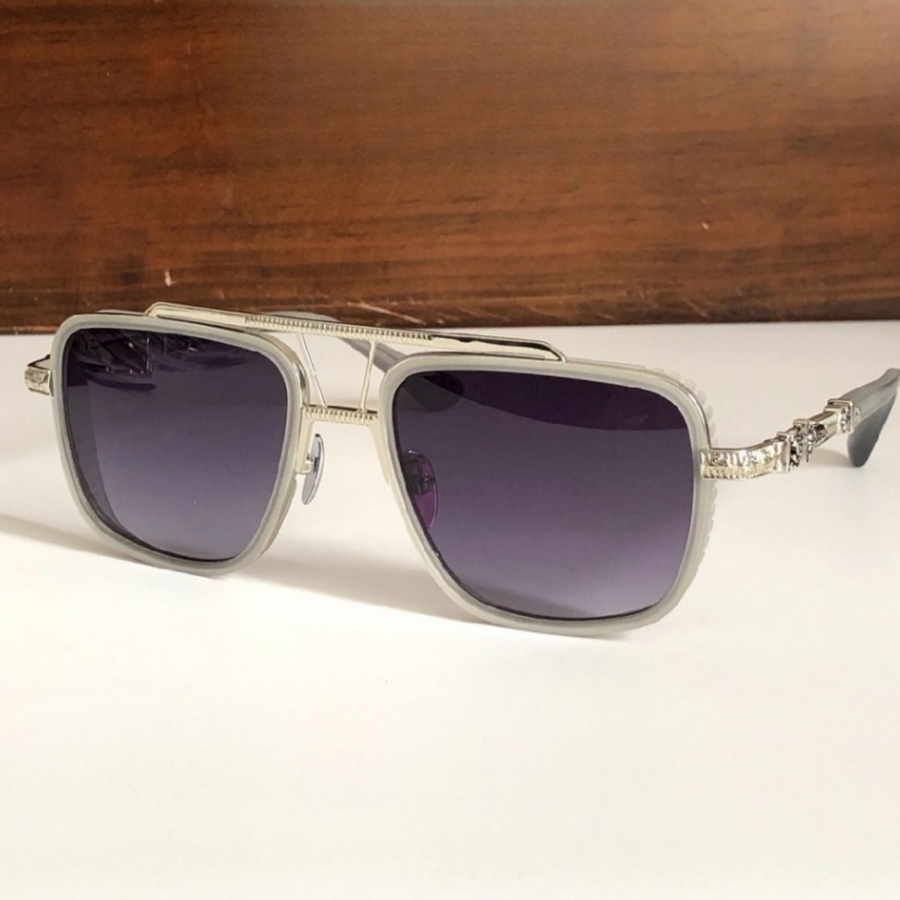 High Quality Men Sunglasses Classic Luxury Designer Women Glasses Titanium Punk Business Design Prescription Spectacle Frames UV400 PUSHIN ROD II Size