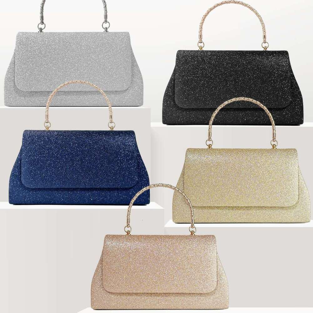 Dinner Bag Dinner Bag New Women S Handbag Small Popular Sparkling Pink Handheld Bag Fashionable And Minimalist Banquet Bag KQ KQ