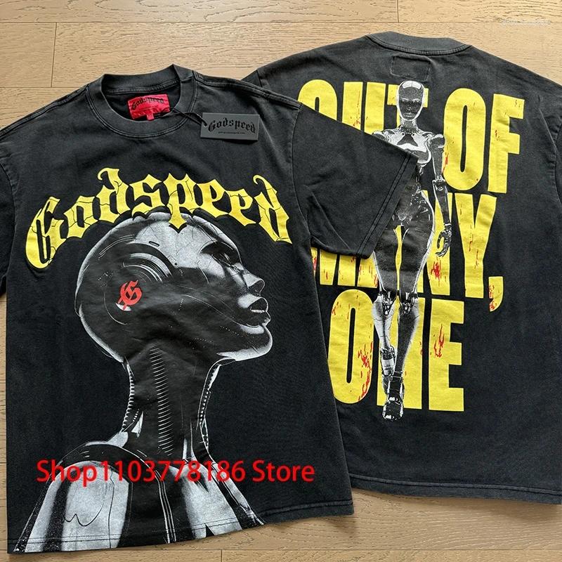 Men's T Shirts T-shirt Sweatshirt Men Women Fashion Hip Hop Cool Robot Mask Skull Print Short Sleeve Oversized Streetwear Real