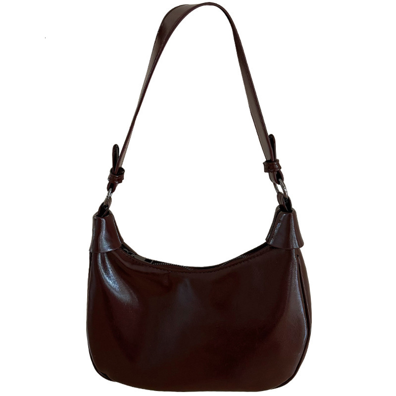 Niche Underarm 2025 New Fashion Single Shoulder Soft Leather Dumpling Versatile Crossbody Bag for Women