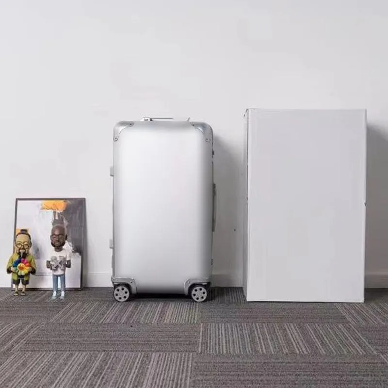 Suitcase Luggage Designer Metal Combination Box fashion luxury boarding box universal wheel large capacity trolley case