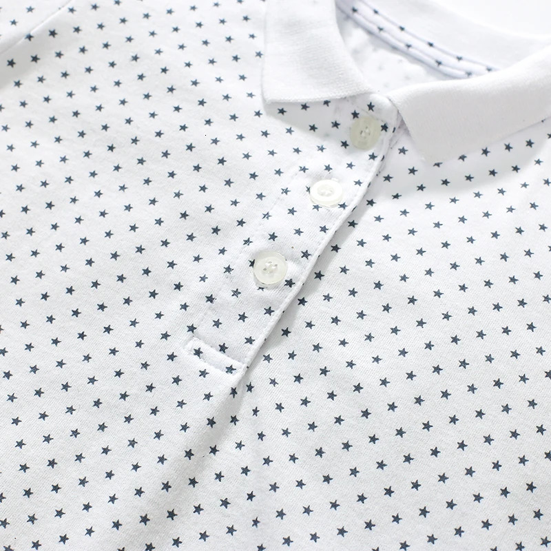 Little maven Toddlers Tops Childrens Clothing T shirts Summer Stars Polo Shirts Baby Boys Casual Kids Clothes Cotton 250508