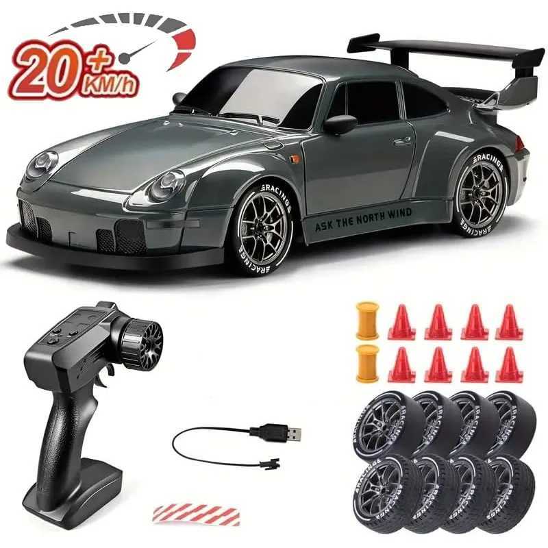 Free shipping Drift 4WD Remote Control Full Size 1 24 Mini Racing Model 2.4G Radio 20KM/H High Speed RC Car Adult Kid Toy Gift