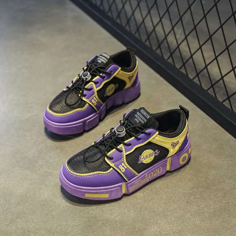 Student non-slip board Low top sports New breathable mesh surface casual boys wear-resistant basketball shoes