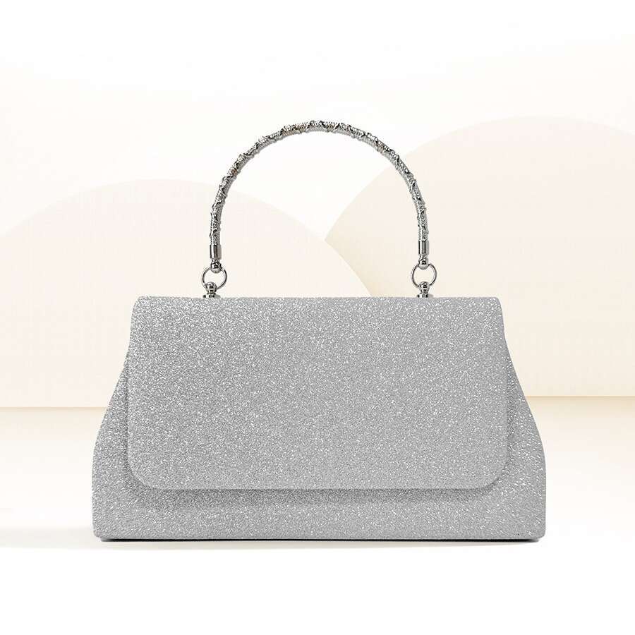 Dinner Bag Dinner Bag New Women S Handbag Small Popular Sparkling Pink Handheld Bag Fashionable And Minimalist Banquet Bag KQ KQ