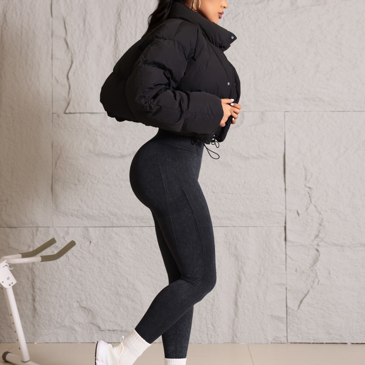 Sports yoga, fitness, slimming, high elasticity lifting line, peach hip yoga pants, women's leggings, cycling and running