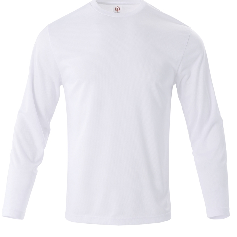 Mens casual plain Tshirt mens long sleeved fashionable fitness shirt 250430