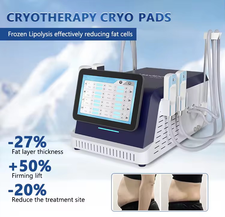 2025 New Product Launch Professional Cryotherapy Fat Reduction Ems Cryo Skin Lift Firming
