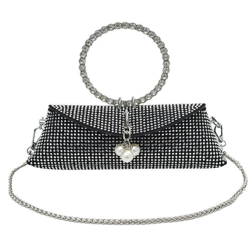 Dinner Bag Dinner Bag Internet Celebrity Studded Shiny Handbag For Women Niche Design Crossbody Mobile Phone Bag Sparkling Diamond Dinner Bag KQ KQ