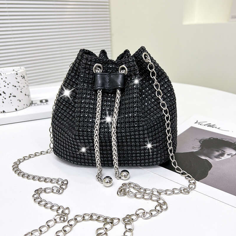 Dinner Bag Dinner Bag Women S New Trendy Western Style Texture Shoulder Fashion Chain Diagonal Water Bucket Bag KQ KQ