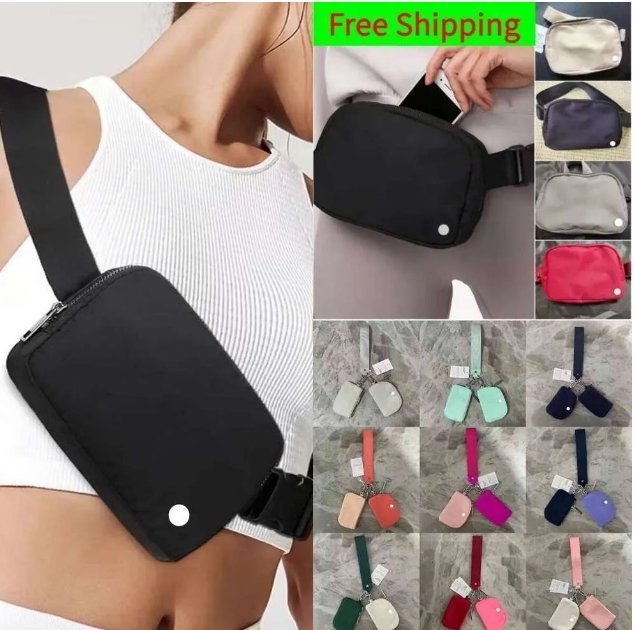 1PC Fashionable Nylon Yoga Belt Bum everywhere Bag Portable Fanny Pack for Men Women with Crossbody Strap 05087