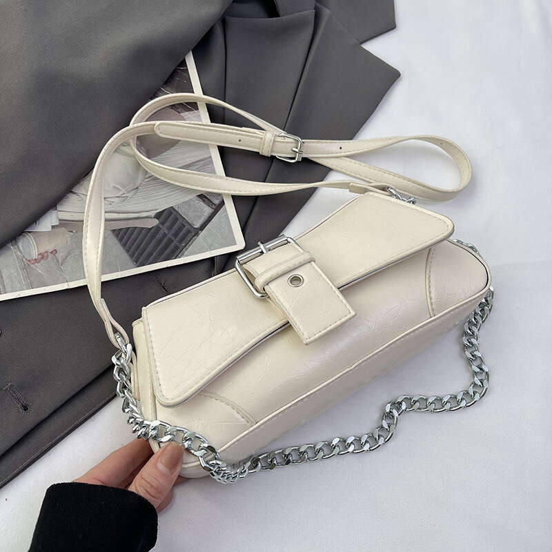 New Fashion Solid Color Elegant and High End Single Shoulder Handbag